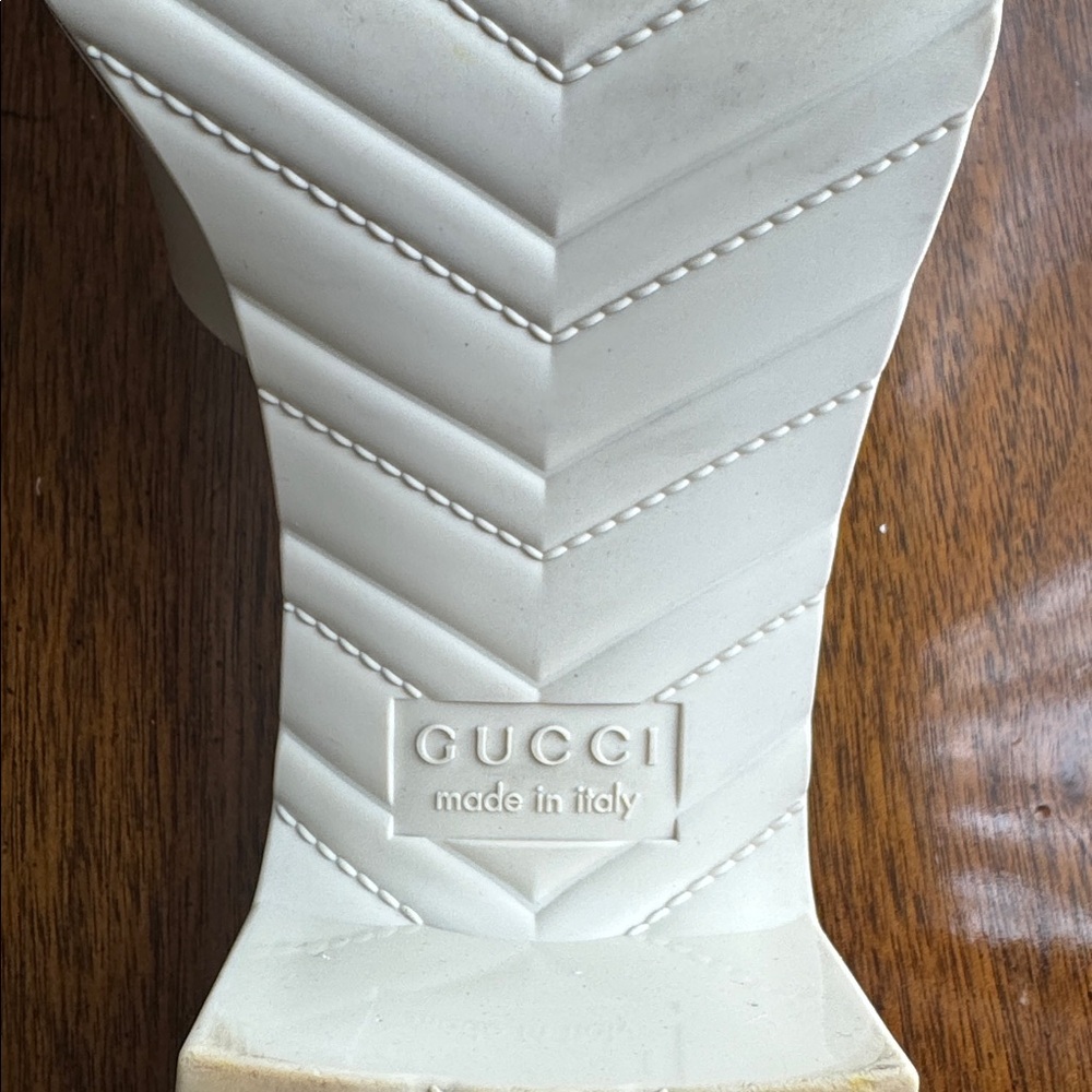 Gucci White Women's Slides (US size 6-6.5) - Picture 6 of 7